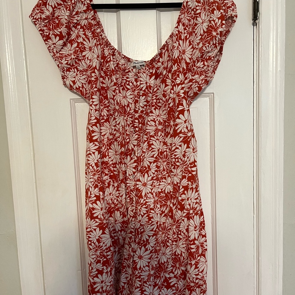 Madewell- Margie Mini Dress in Abstract Floral
